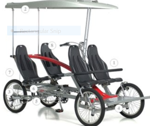 cycle with two seats